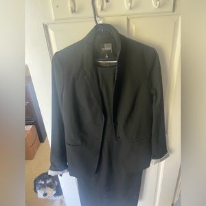 Size 8 Tall New York & Co. black suit dress and blazer
